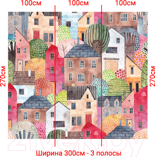 Изображение товара Фотообои листовые Arthata Fotooboi-Raznoe-88 (300x270)