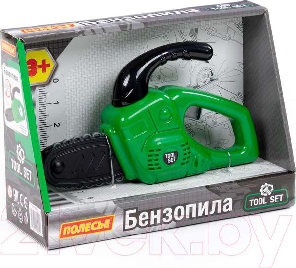 Изображение товара Бензопила игрушечная Полесье 92120 (зеленый)
