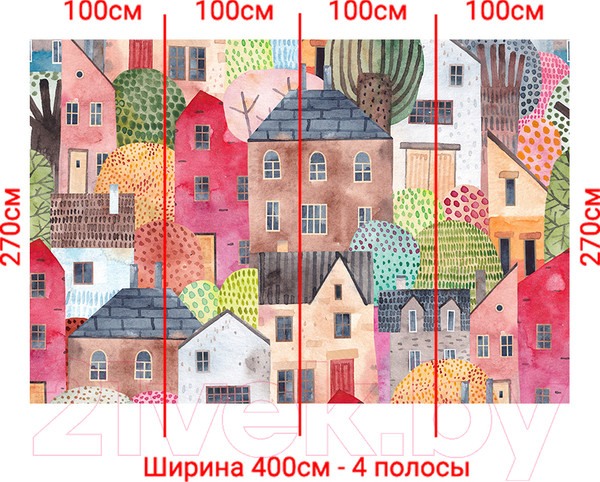 Изображение товара Фотообои листовые Arthata Fotooboi-Raznoe-88 (400x270)