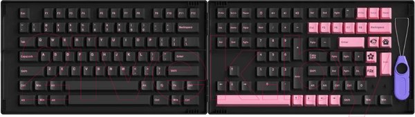 Изображение товара Набор кейкапов Akko Cherry Profile / 1561151 (черный/розовый, 229шт)