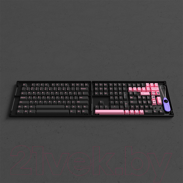 Изображение товара Набор кейкапов Akko Cherry Profile / 1561151 (черный/розовый, 229шт)