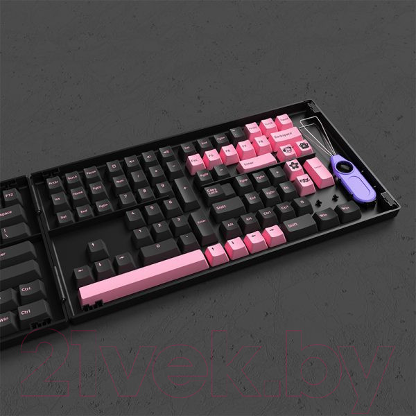 Изображение товара Набор кейкапов Akko Cherry Profile / 1561151 (черный/розовый, 229шт)