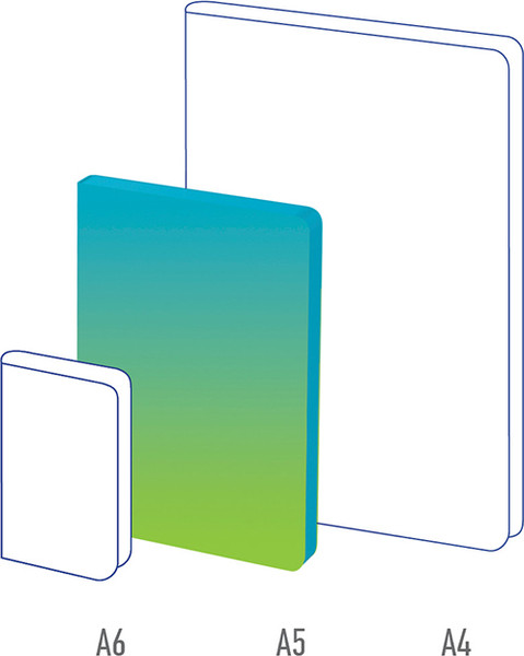 Изображение товара Ежедневник Berlingo Radiance / UD0_93503 (136л, голубой/зеленый)