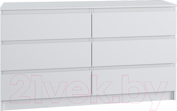 Изображение товара Комод ДСВ Мори МК 1380.6 (белый)