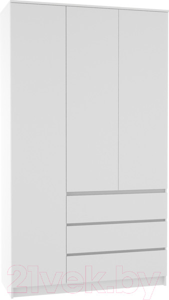 Изображение товара Шкаф ДСВ Мори МШ 1200.1 (белый)