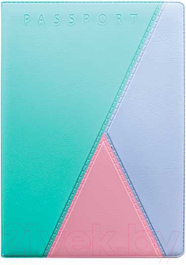 Изображение товара Обложка на паспорт DPS Трио / 2203.ТР-118 (бирюзовый)
