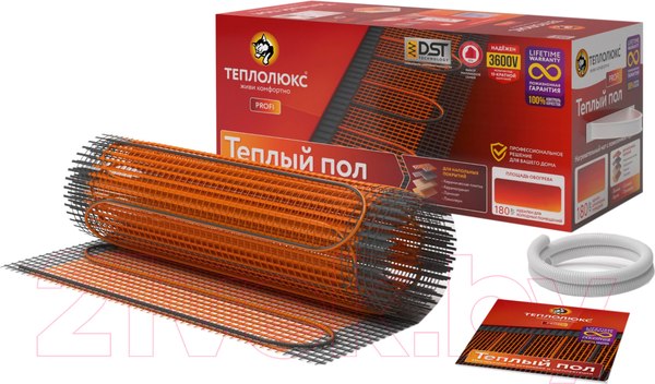 Изображение товара Теплый пол электрический Теплолюкс ProfiMat 360 Вт/2кв.м