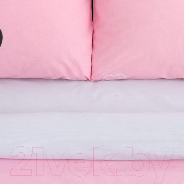 Изображение товара Комплект постельного белья Этель Pink heart / 5424338