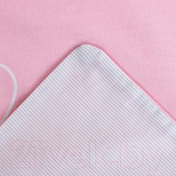 Изображение товара Комплект постельного белья Этель Pink heart / 5424338