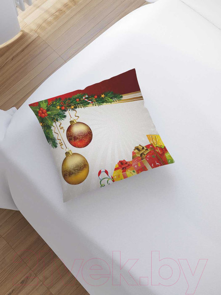 Изображение товара Наволочка декоративная JoyArty Елочные шарики / sl_21429