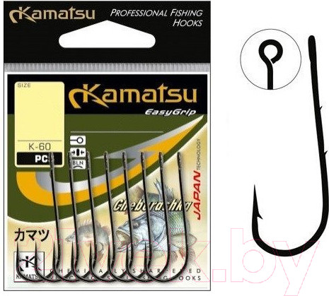 Изображение товара Набор крючков рыболовных KAMATSU Cheburashka Round Forged K-60 / 512600308 (8шт)