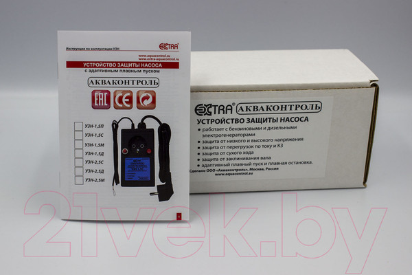 Изображение товара Блок управления насосом Extra УЗН-1.5П (для поверхностных насосов 0.3-1.5кВт)