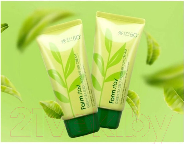 Изображение товара Крем солнцезащитный FarmStay Green Tea Seed Moisture Sun Cream SPF 50/PA+++  (70г)