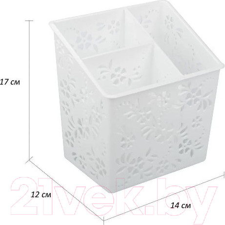 Изображение товара Органайзер настольный Альтернатива М6341 (белый)