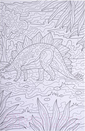 Изображение товара Раскраска Проф-Пресс Мир динозавров / 9785378332885