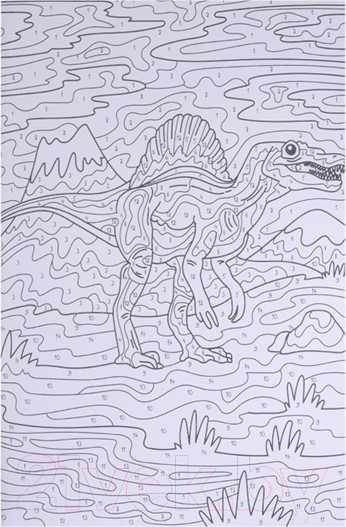 Изображение товара Раскраска Проф-Пресс Мир динозавров / 9785378332885