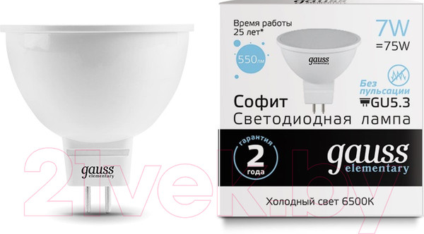 Изображение товара Лампа Gauss Elementary 13537