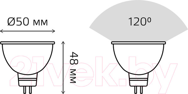 Изображение товара Лампа Gauss Elementary GU5.3 9W 6500К / 13539