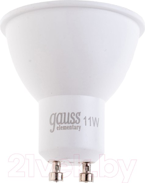 Изображение товара Лампа Gauss Elementary MR16 11W 850lm 6500K GU10 / 13631
