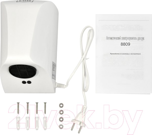 Изображение товара Сушилка для рук Puff 8809 (белый)