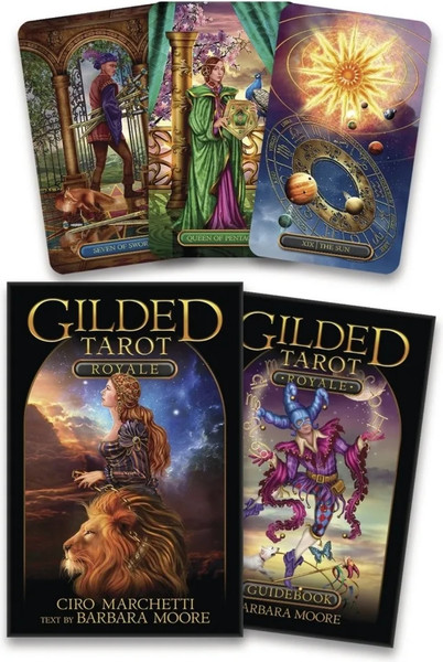 Изображение товара Гадальные карты Llewellyn Gilded Tarot Royale Book & Deck / LW056