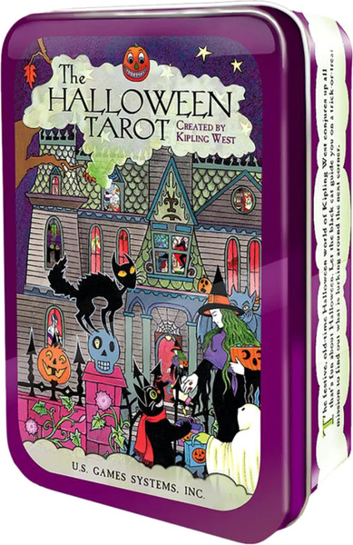 Изображение товара Гадальные карты U.S. Games Systems Halloween Tarot In a Tin / HAT78