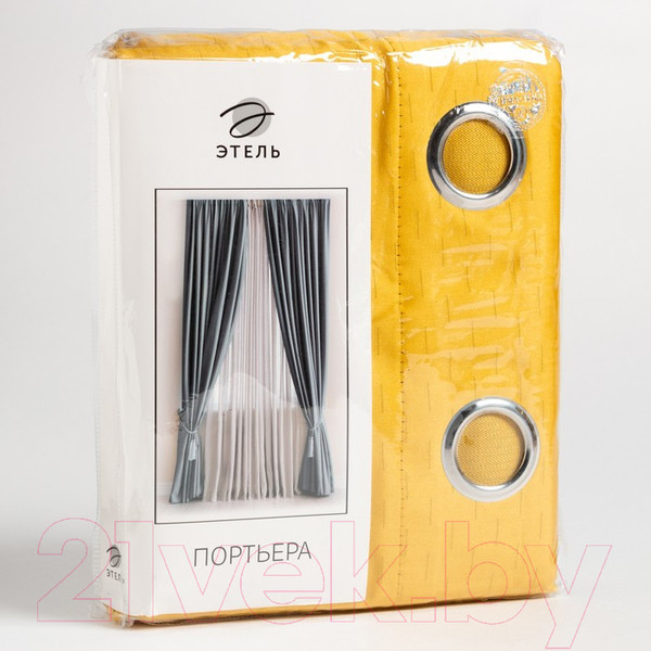 Изображение товара Штора Этель Штрихи 5800390 (250x265, желтый)