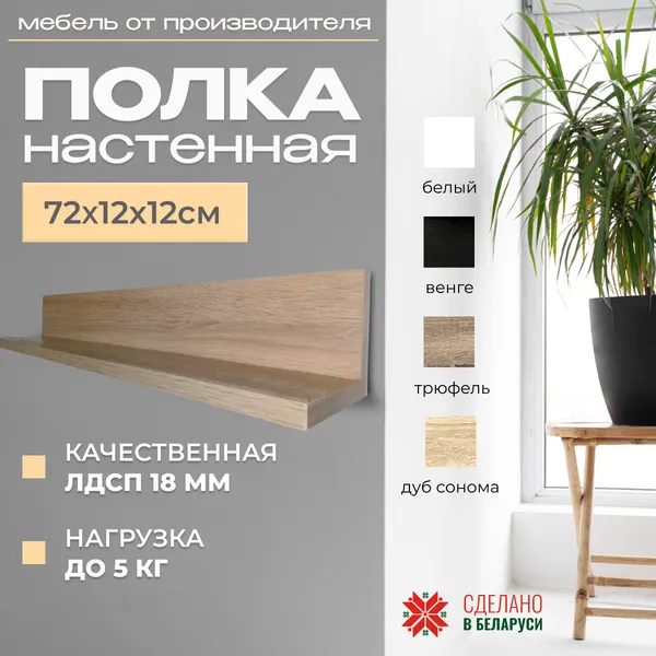 Изображение товара Полка Элана Анрат ПН 2.72 (дуб сонома)