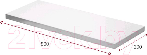 Изображение товара Полка Millwood ПНН-3 80x20 (дуб золотой Craft)