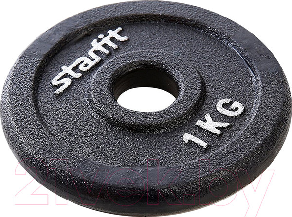 Изображение товара Диск для штанги Starfit BB-204 (1кг, черный)