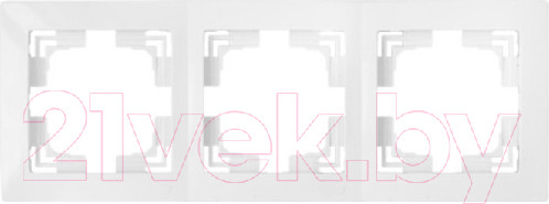 Изображение товара Рамка для выключателей и розеток Bylectrica Уют Юлиг 735212.281 / 2.180982 (белый)