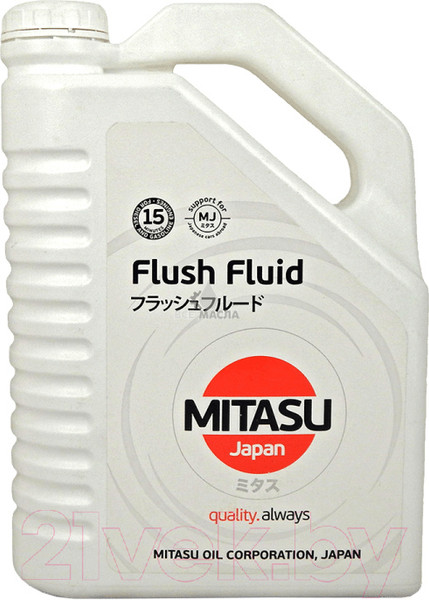 Изображение товара Присадка Mitasu Flush Fluid для масляных систем / MJ-731-4 (4л)