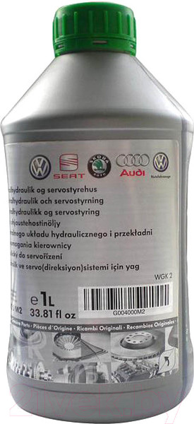 Изображение товара Жидкость гидравлическая Volkswagen G004000M2 (1л, зеленый)
