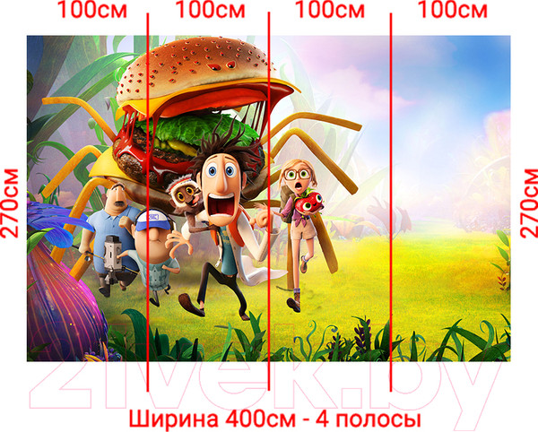 Изображение товара Фотообои листовые Arthata Fotooboi-Multiki-123 (400x270)