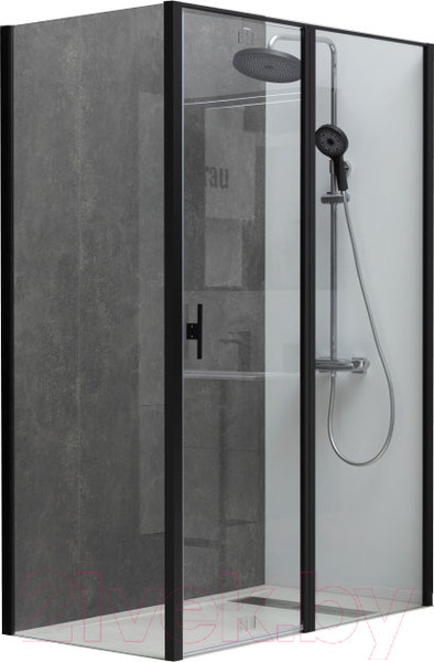 Изображение товара Душевой уголок Allen Brau Priority 120x90 / 269537 (черный браш)