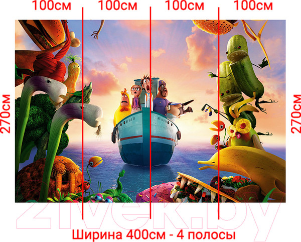 Изображение товара Фотообои листовые Arthata Fotooboi-Multiki-156 (400x270)