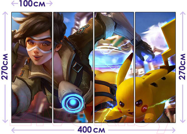 Изображение товара Фотообои листовые Arthata Fotooboi-Multiki-113 (400x270)