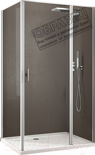 Изображение товара Душевой уголок Allen Brau Priority 90x80 / 269515 (серебро браш)