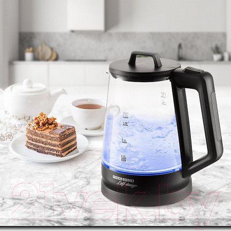 Изображение товара Электрочайник Redmond RK-G191 (черный)