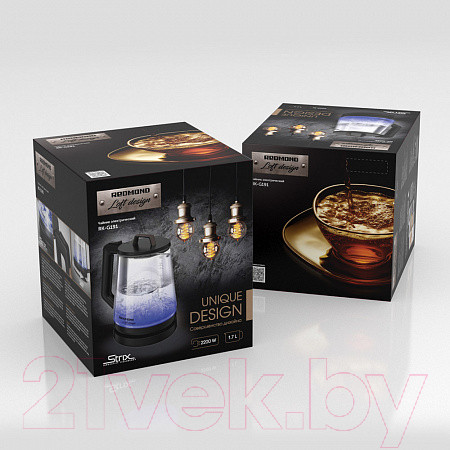 Изображение товара Электрочайник Redmond RK-G191 (черный)