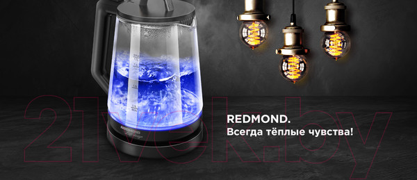 Изображение товара Электрочайник Redmond RK-G191 (черный)