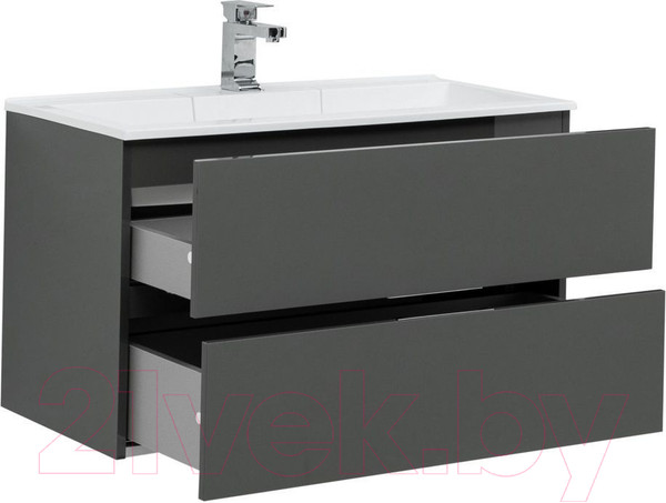 Изображение товара Тумба с умывальником Aquanet Алвита 90 / 242609