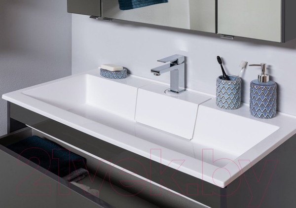 Изображение товара Тумба с умывальником Aquanet Алвита 90 / 242609