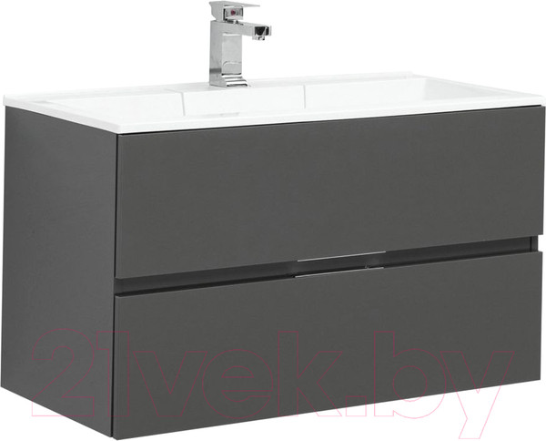 Изображение товара Тумба с умывальником Aquanet Алвита 90 / 242609