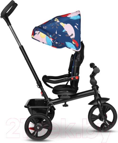 Изображение товара Трехколесный велосипед с ручкой Lionelo Haari Blue Navy