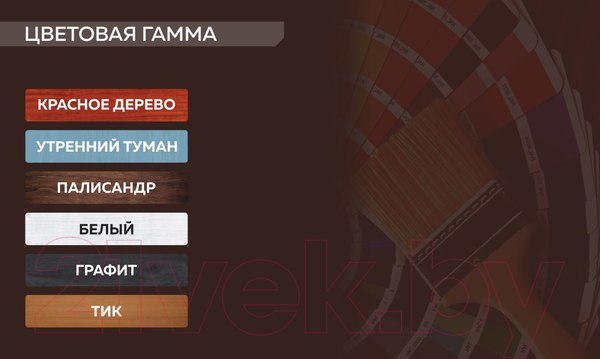 Изображение товара Лак Farbitex Profi Wood тонирующий по дереву (900мл, палисандр)