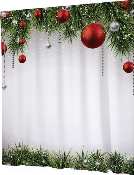 Изображение товара Шторка-занавеска для ванны JoyArty Блестящие игрушки / sc_20063