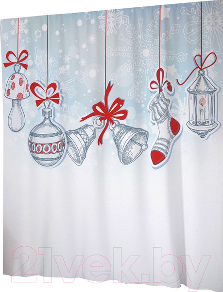 Изображение товара Шторка-занавеска для ванны JoyArty В каждом доме / sc_20071