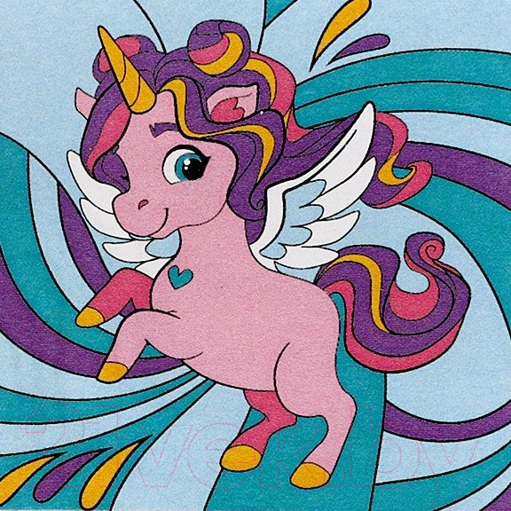 Изображение товара Картина по номерам Школа талантов Волшебный единорог / 4719044