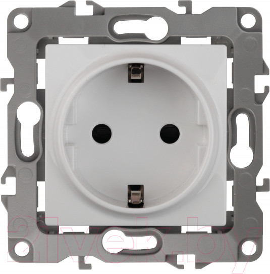 Изображение товара Розетка ЭРА Schuko 12-2102-01 / Б0014687 (белый)